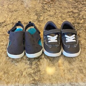 Carter's Gray Boys Sneakers (toddler 9m) and Boys Sandel Shoe (toddler 11m)